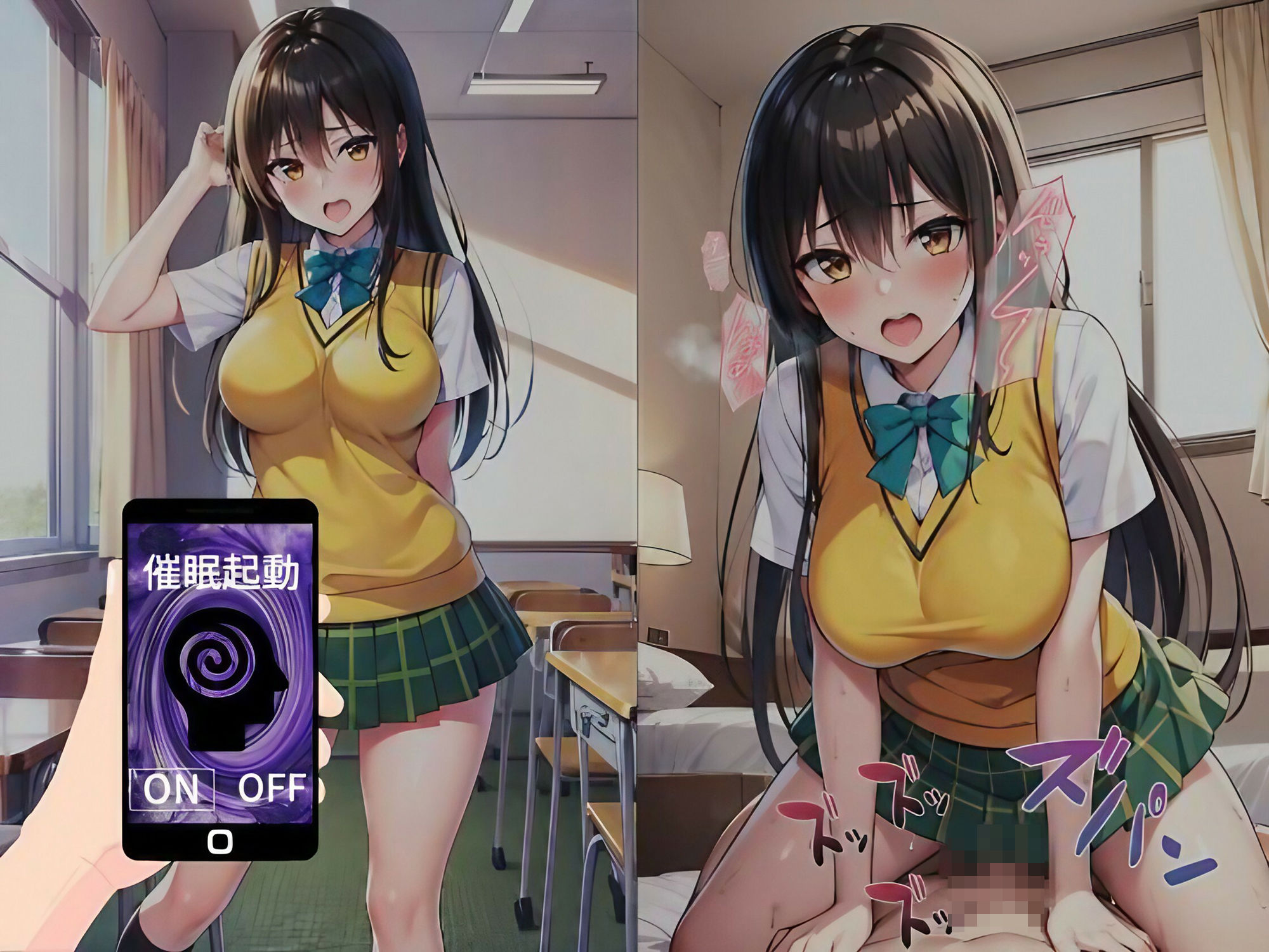 サンプル画像1:催〇種付けおじさんに狙われた彩〇学園 全員育休で学級崩壊(えち詩人) [d_400582]