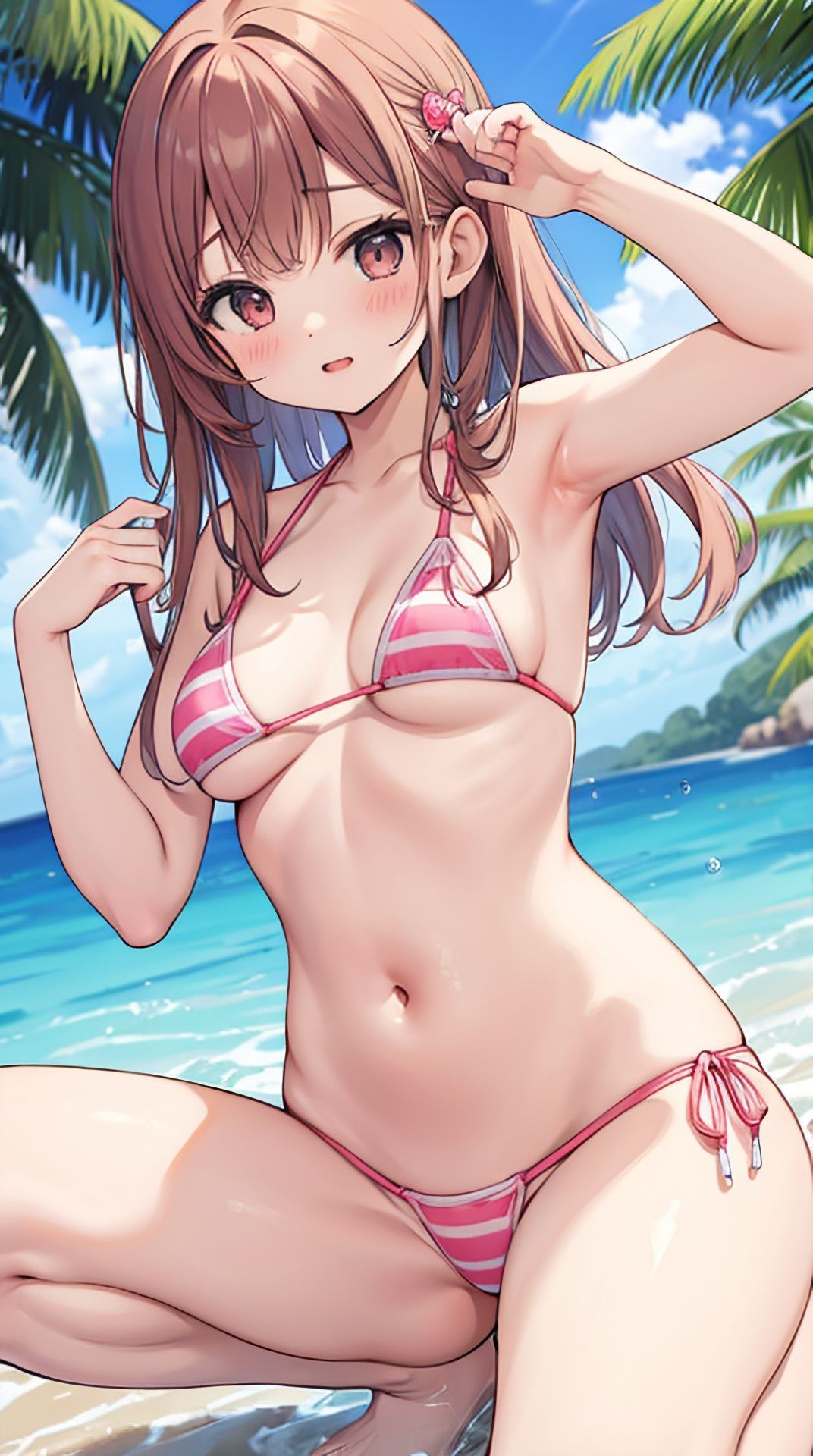 サンプル画像2:【ROCG028】かわいい水着ビキニ★約150枚★サイズ1072×1920(ローズ志向) [d_400650]