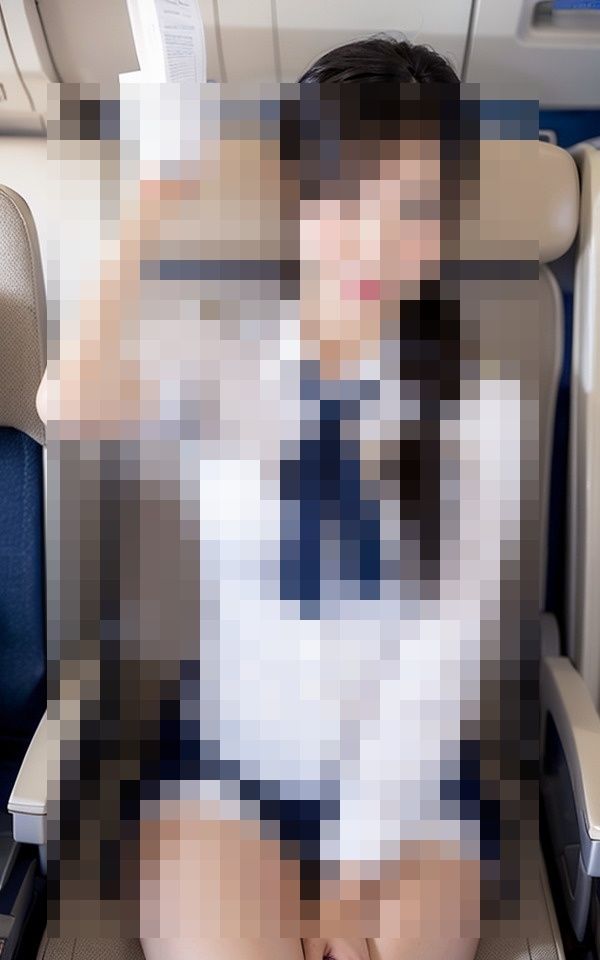 サンプル画像1:国際線を担当している人妻CAが他の人に見られないよう裸になってくれた(yoyi) [d_400724]