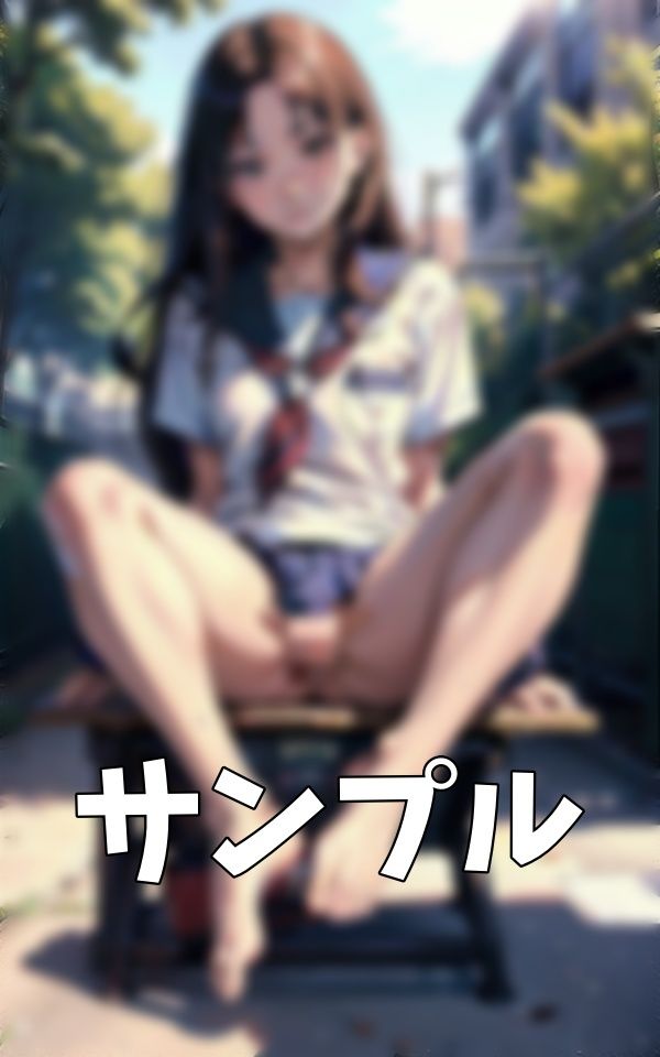 サンプル画像3:田舎のJK開脚！反抗期になったJKが近所のおじさんに見せつけるスペシャル！(大人の妄想教科書) [d_400736]