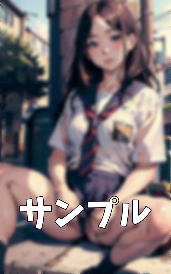 サンプル画像5:田舎のJK開脚！反抗期になったJKが近所のおじさんに見せつけるスペシャル！(大人の妄想教科書) [d_400736]