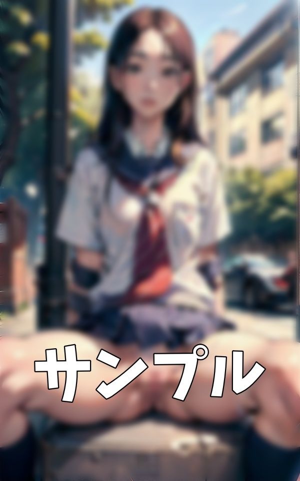 サンプル画像6:田舎のJK開脚！反抗期になったJKが近所のおじさんに見せつけるスペシャル！(大人の妄想教科書) [d_400736]