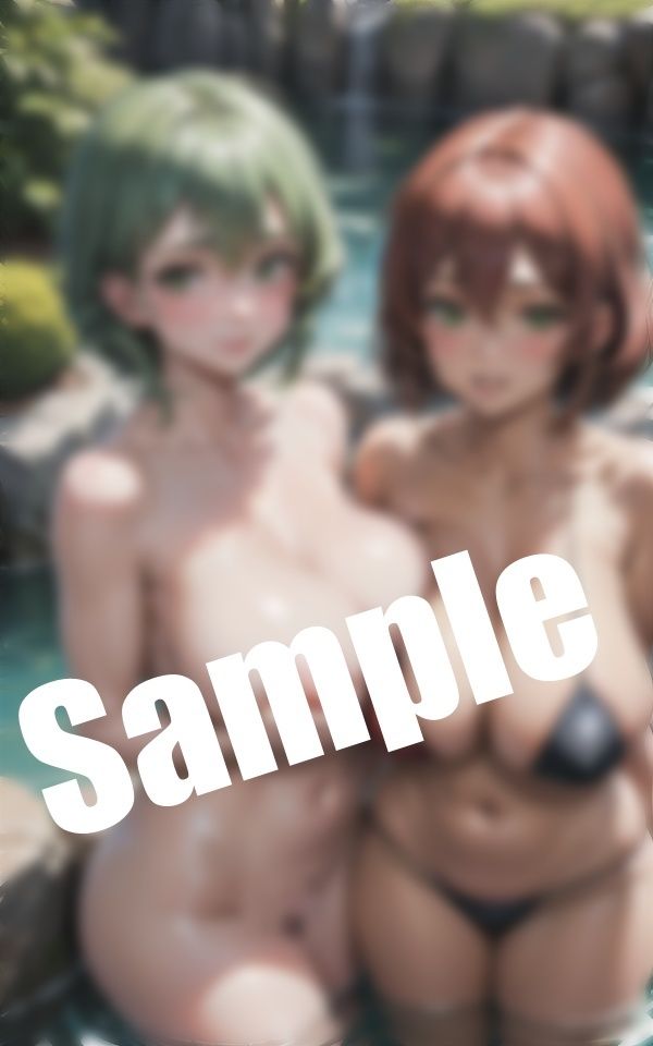 サンプル画像2:混浴温泉で爆乳美女のおっぱい触り放題「私のおっぱい触ってみます？」(えちえち見放題) [d_400751]