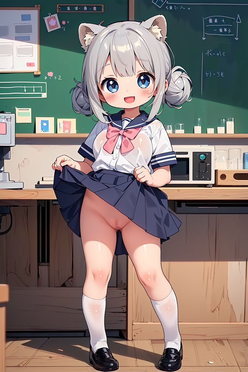 サンプル画像4:ケモミミ学園の生徒たちはとにもかくにもスジが良い(謎の海産物) [d_400887]