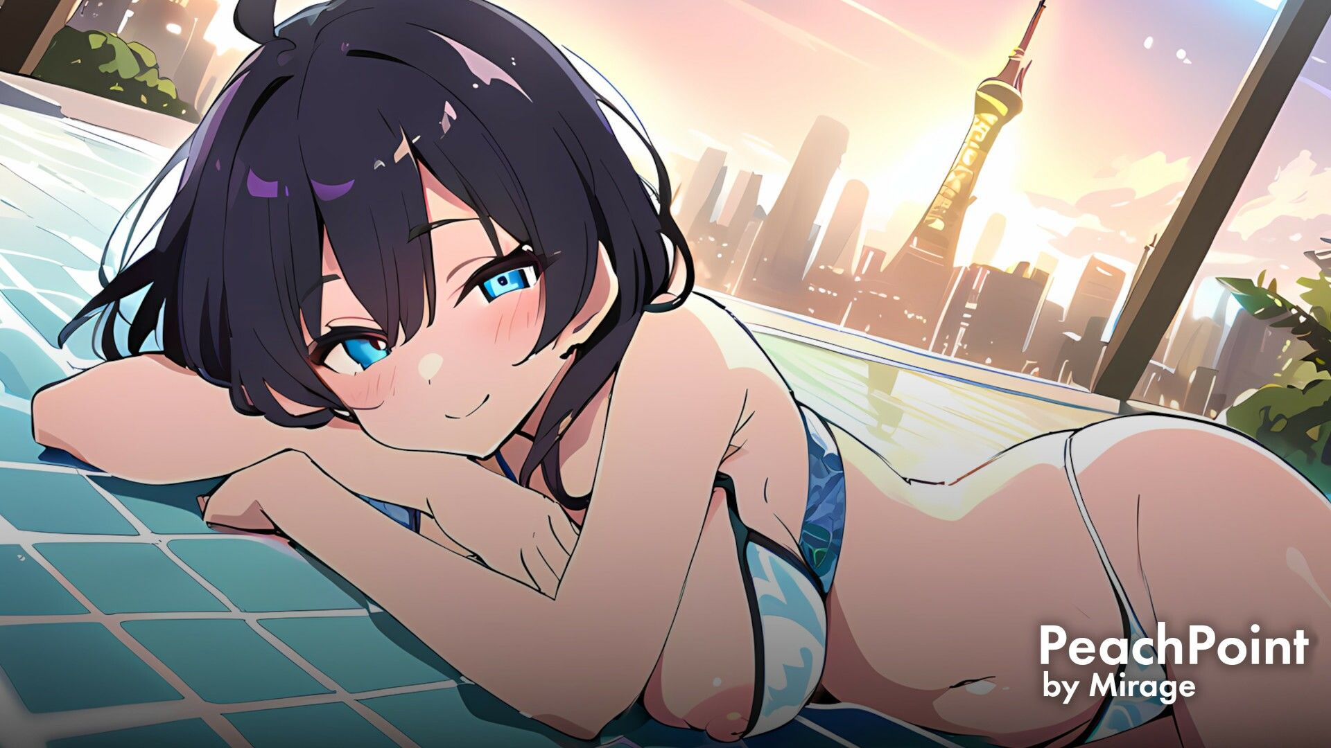 サンプル画像3:夏だ！プールだ！(PeachPoint) [d_400912]