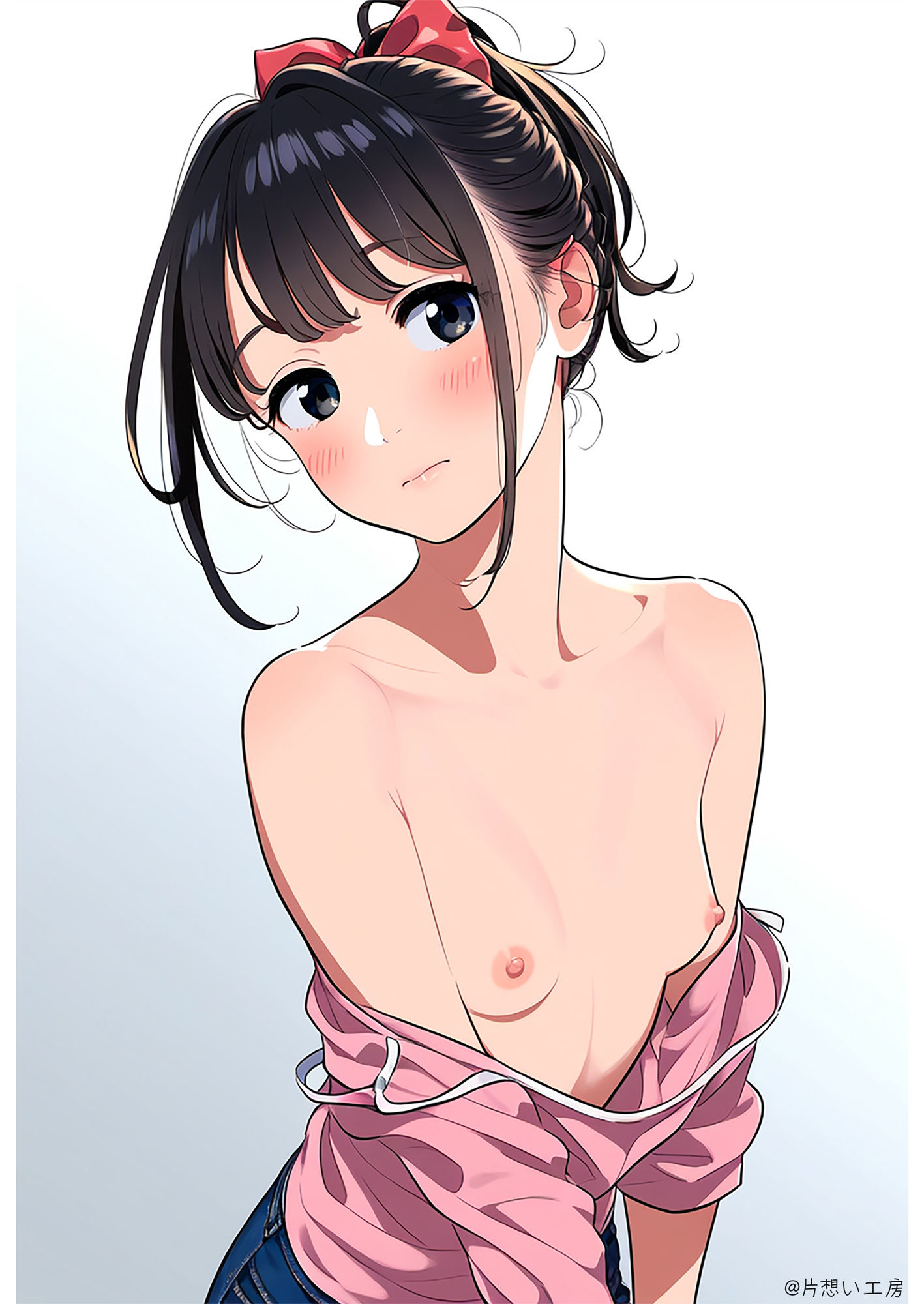 サンプル画像4:自分から脱ぐ美女2(片想い工房) [d_400980]