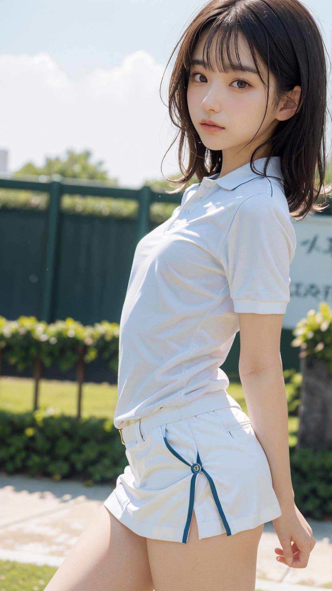 サンプル画像1:cacolog 1130 テニスウェア(niur) [d_401011]