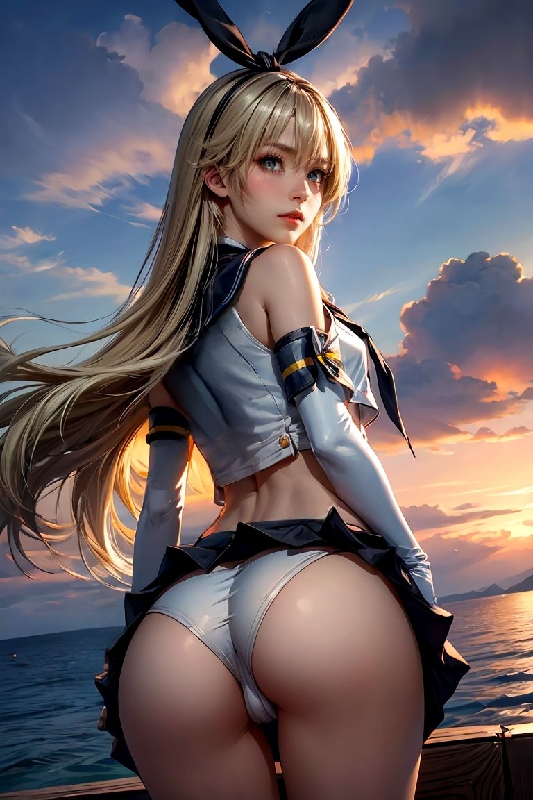 サンプル画像2:島風☆写真集（艦◯れのキャラ）(クルミンのワンダーランド) [d_401016]