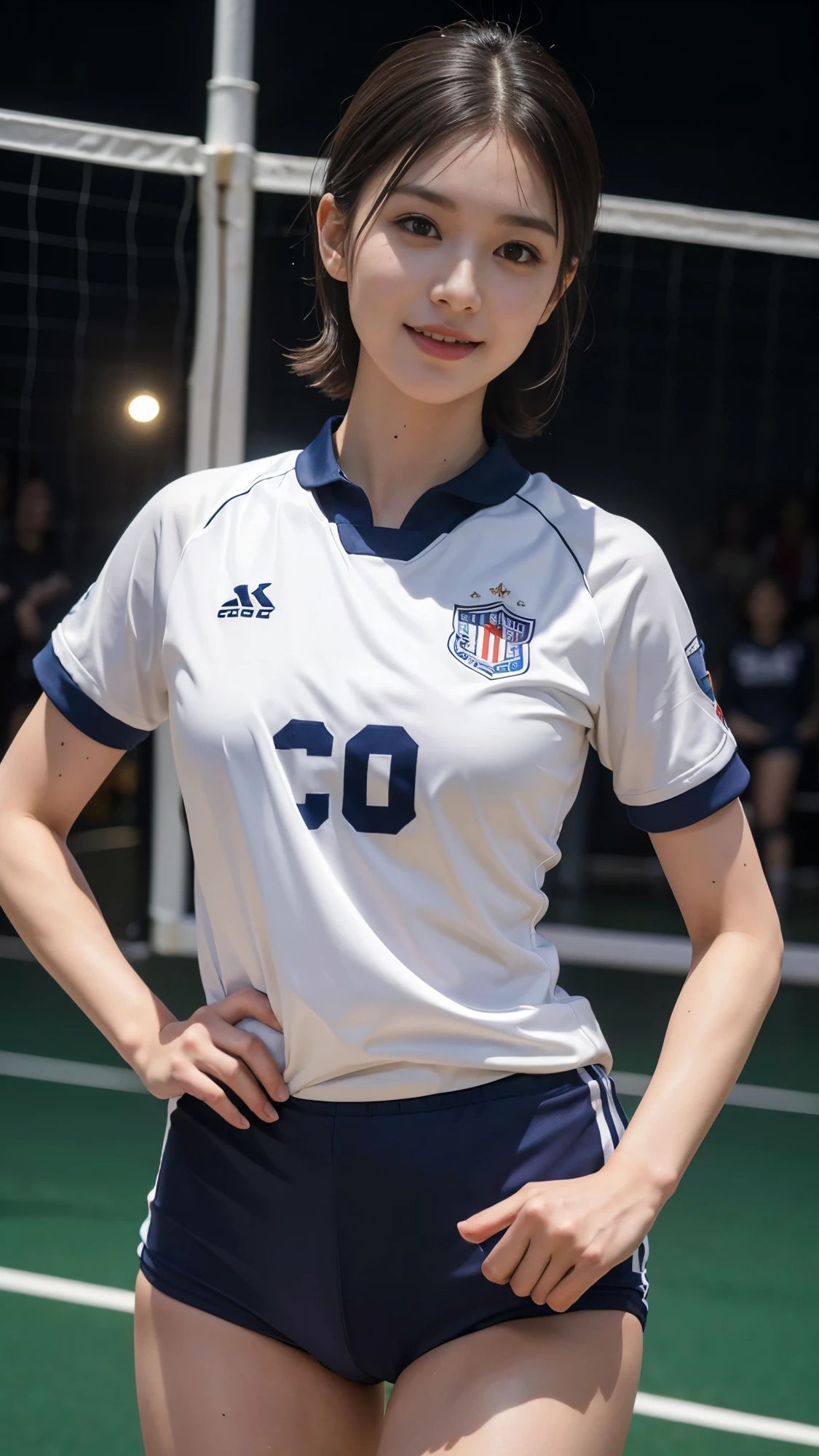 サンプル画像2:スケスケカメラで美人バレーボール選手を撮影した結果(AI GAL 24) [d_401032]