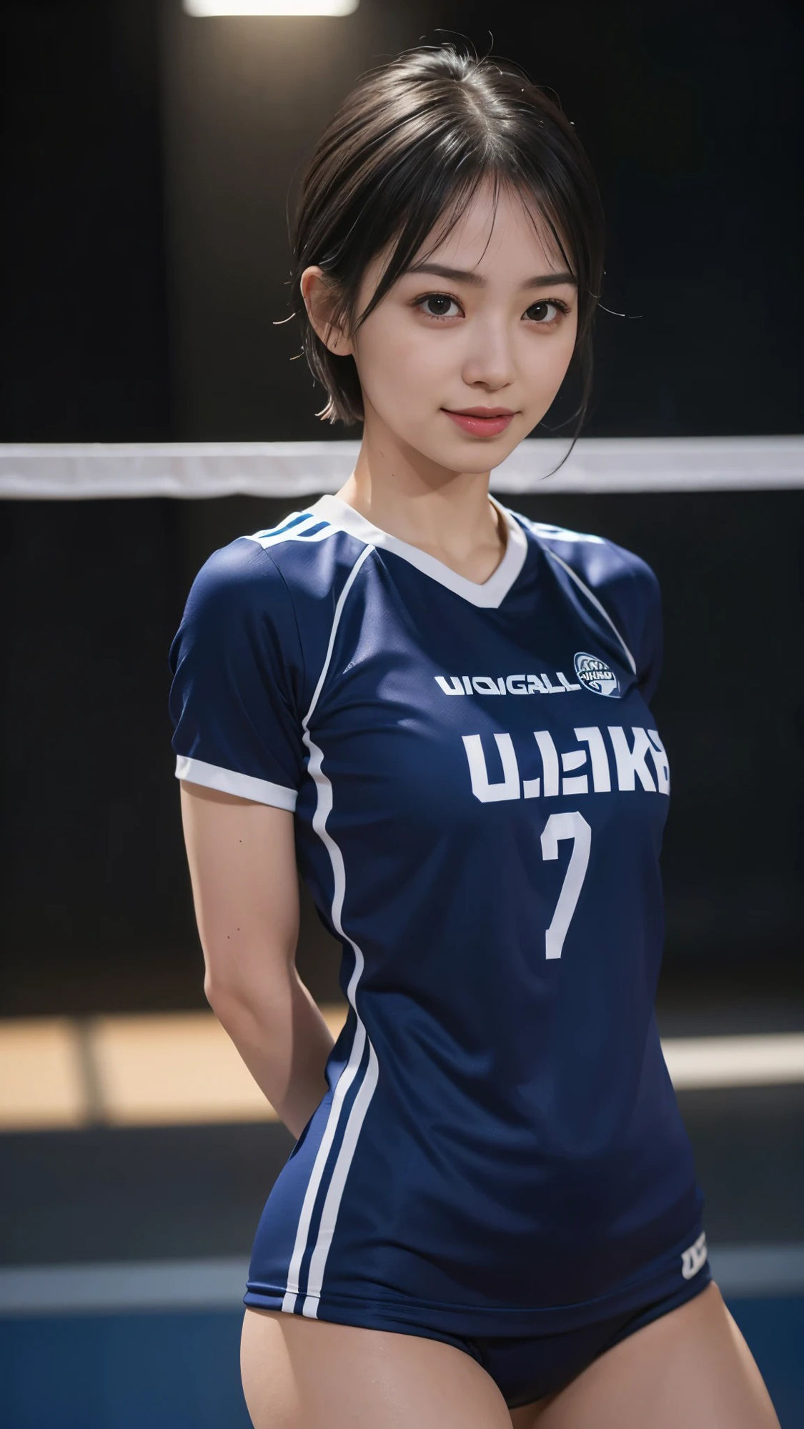 サンプル画像3:スケスケカメラで美人バレーボール選手を撮影した結果(AI GAL 24) [d_401032]