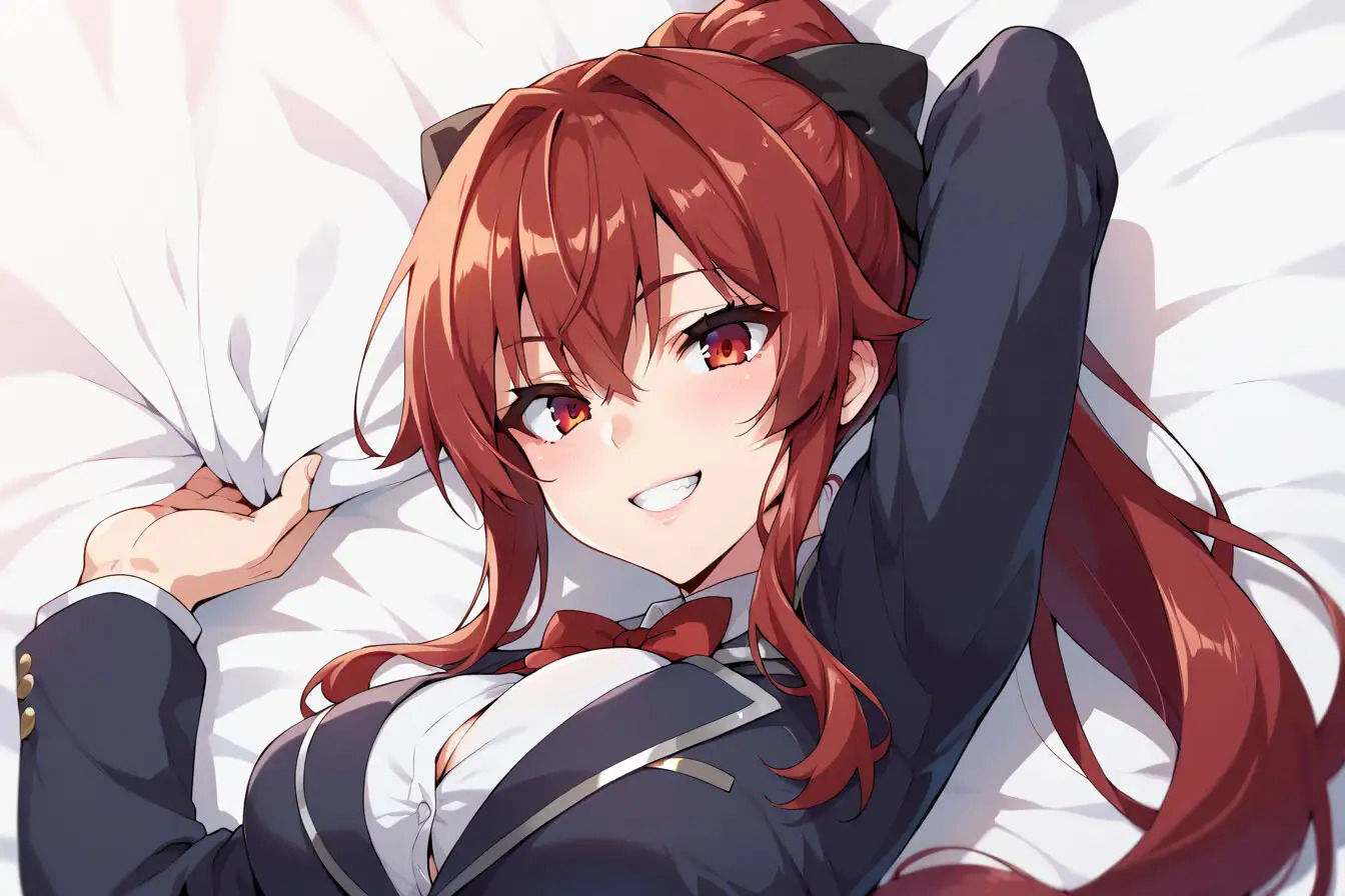 サンプル画像1:巨乳ポニテ少女アイカちゃんの災難 ノーマル・催○・凌○(AI画像館) [d_401065]