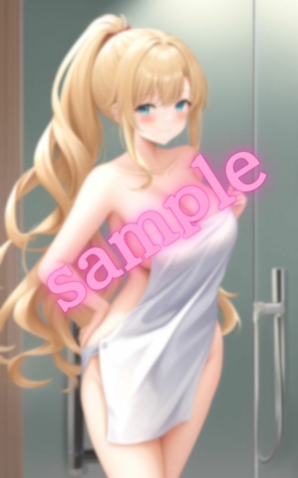 サンプル画像3:バスローブを着たギャルとエッチをする前の画像集(ヌルヌルクラブ) [d_401116]