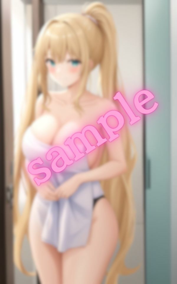 サンプル画像6:バスローブを着たギャルとエッチをする前の画像集(ヌルヌルクラブ) [d_401116]