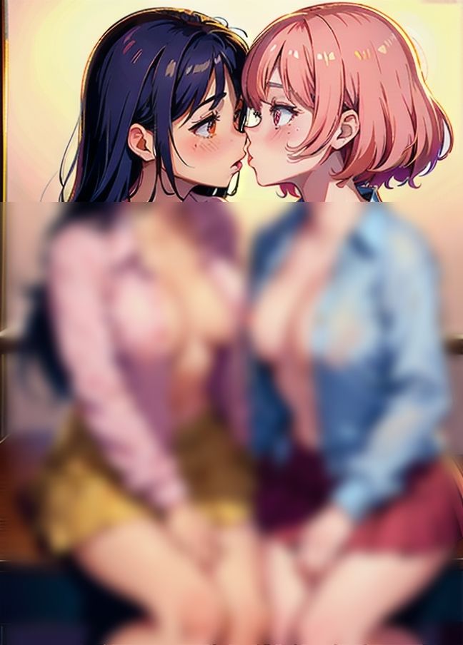 サンプル画像5:痴女同士イチャイチャ百合(爽やかな女) [d_401120]