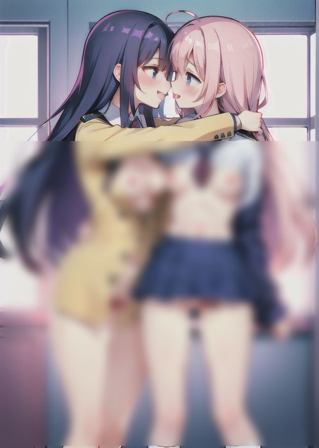 サンプル画像5:放課後レズセ「放課後は制服を脱がして合い」(くれよん王国) [d_401128]