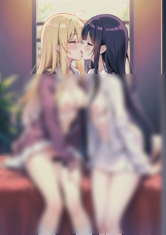 サンプル画像3:先輩と後輩レズSEX(AIアンチ) [d_401129]