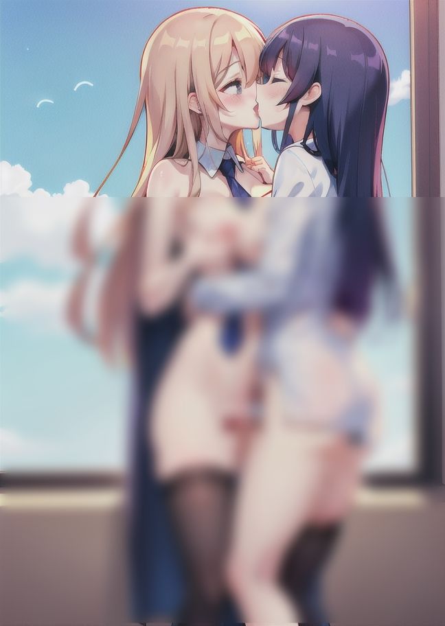 サンプル画像4:先輩と後輩レズSEX(AIアンチ) [d_401129]