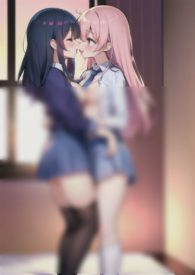 サンプル画像5:先輩と後輩レズSEX(AIアンチ) [d_401129]