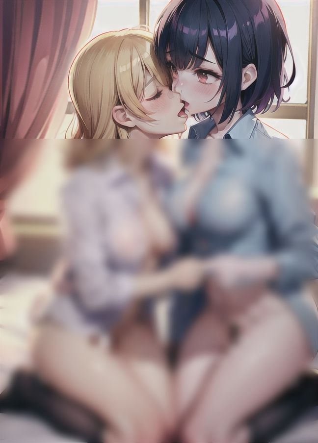 サンプル画像1:レズセ部「親友部員を指導する先輩レズ」レズセしまくるよ…(原液カルピス) [d_401133]