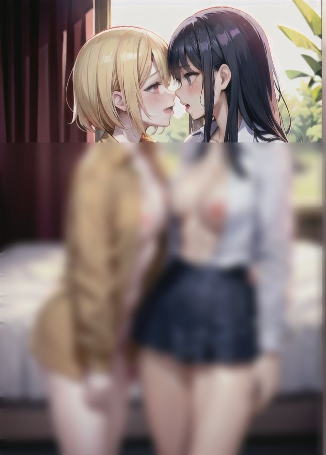 サンプル画像3:レズセ部「親友部員を指導する先輩レズ」レズセしまくるよ…(原液カルピス) [d_401133]