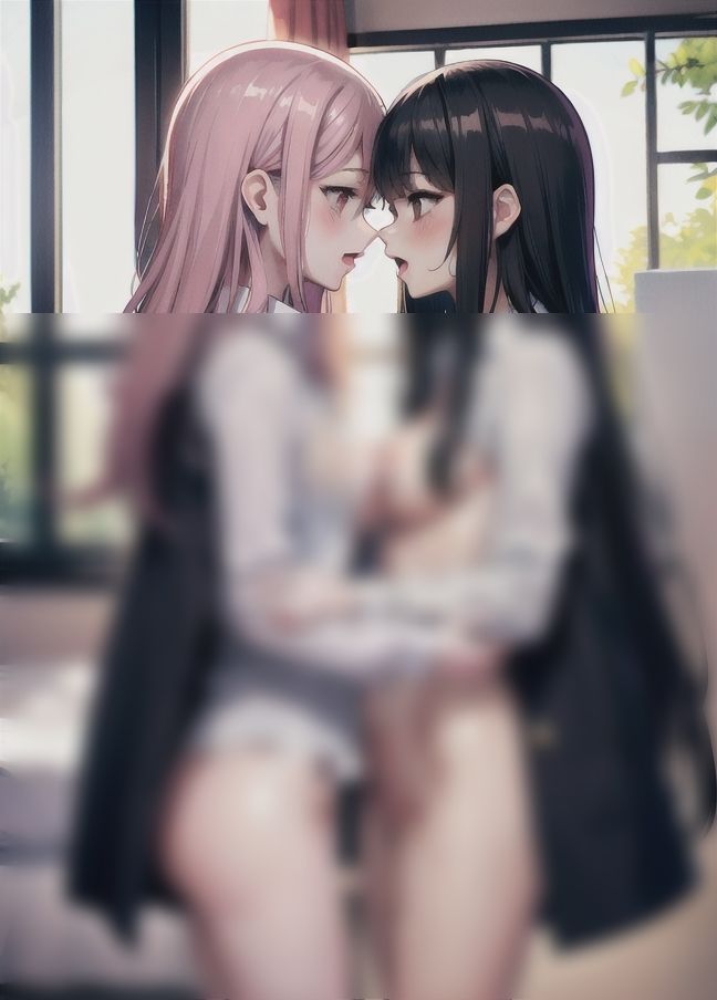 サンプル画像4:レズセ部「親友部員を指導する先輩レズ」レズセしまくるよ…(原液カルピス) [d_401133]