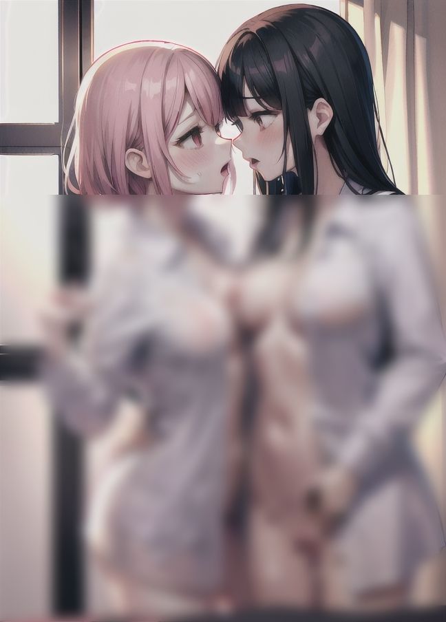 サンプル画像5:レズセ部「親友部員を指導する先輩レズ」レズセしまくるよ…(原液カルピス) [d_401133]