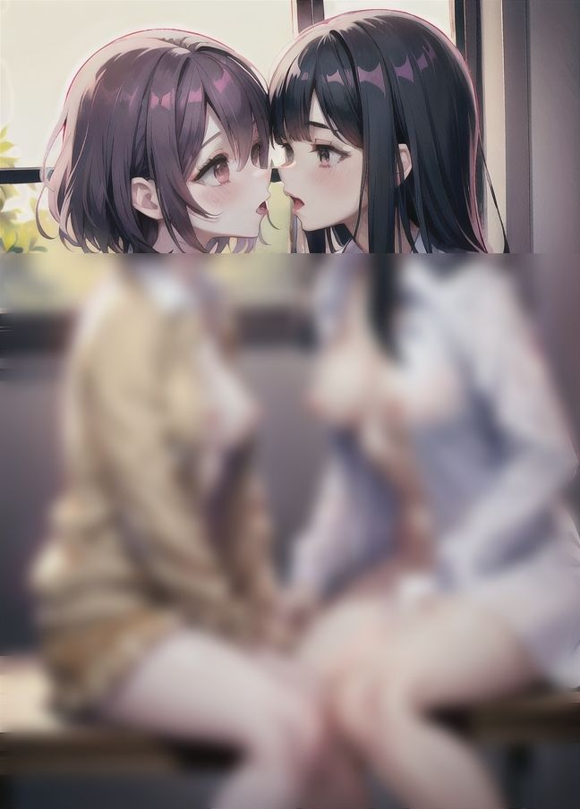 サンプル画像1:上司の言いなり！禁断の関係…会社員レズ「上司と新入社員:(梅雨) [d_401136]