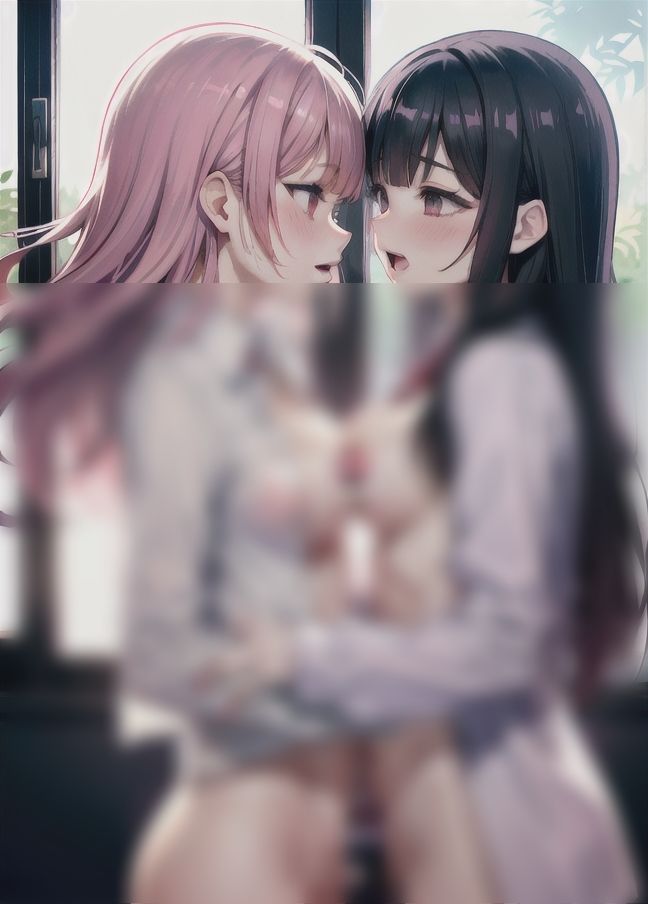 サンプル画像4:上司の言いなり！禁断の関係…会社員レズ「上司と新入社員:(梅雨) [d_401136]