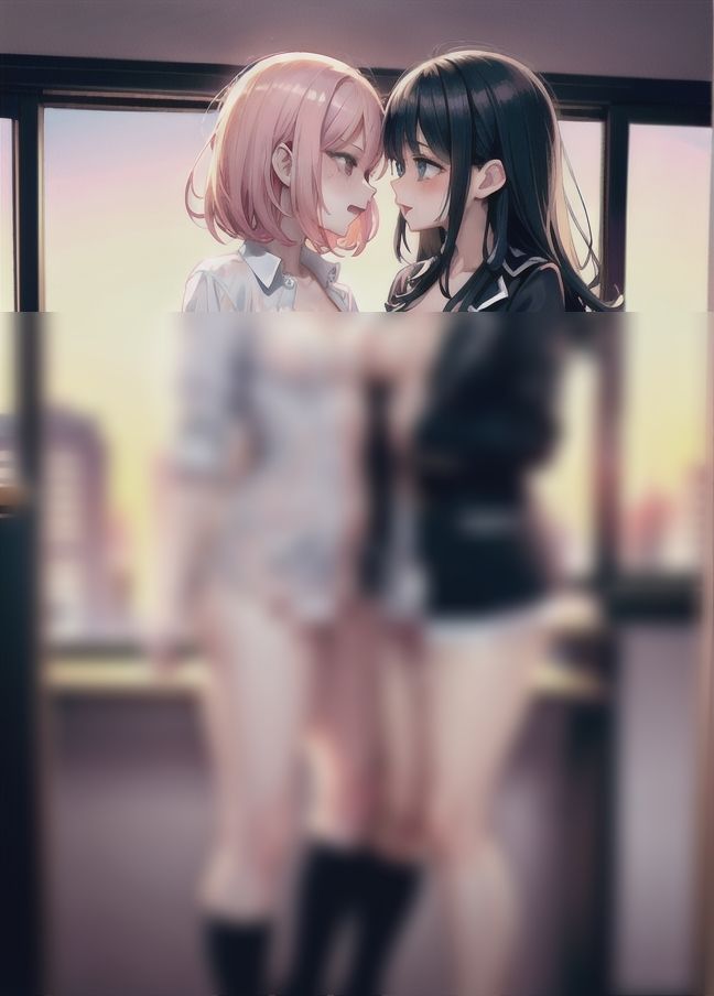 サンプル画像5:上司の言いなり！禁断の関係…会社員レズ「上司と新入社員:(梅雨) [d_401136]