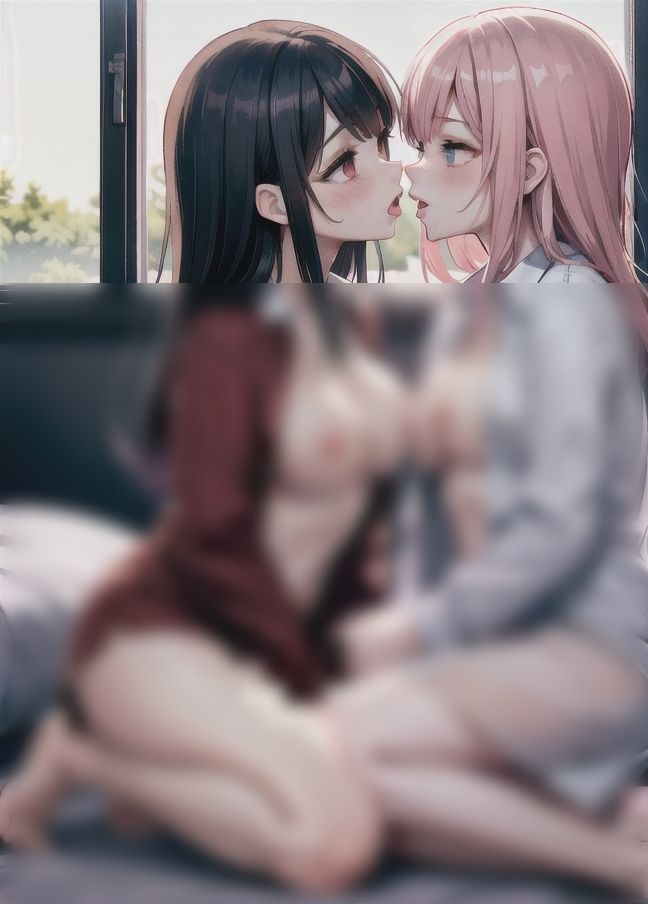 サンプル画像5:百合J◯「性に目覚めた女の子たち」(曇天) [d_401139]