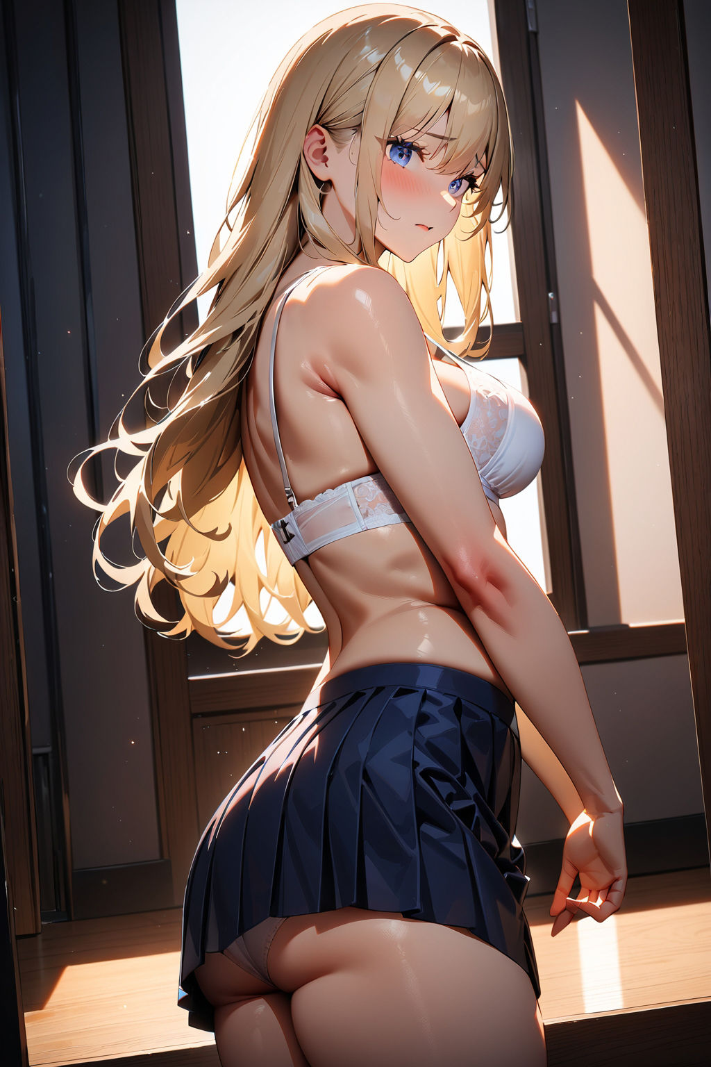 サンプル画像2:AIイラスト集 金髪青目＃2(OHANA) [d_401160]