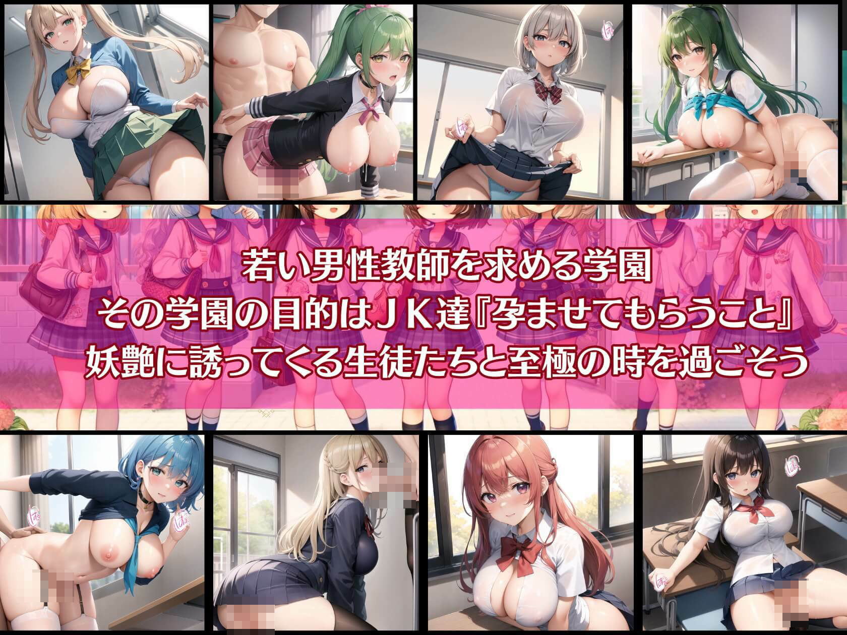 サンプル画像1:孕ませ中出し学園！3【豪華CG400枚・嬉しい台詞付き15枚収録】(虚構クラブ) [d_401168]