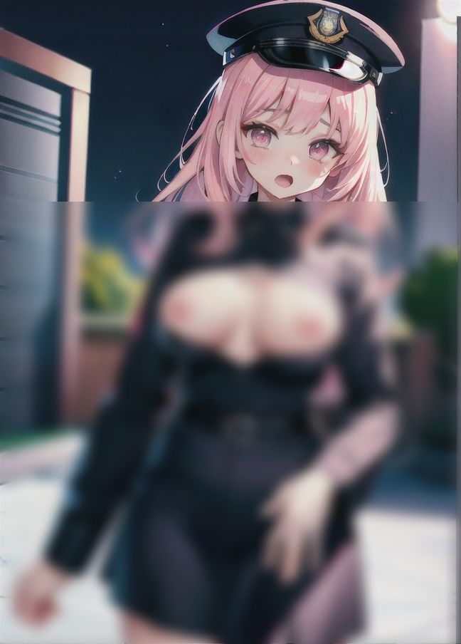 サンプル画像3:露出女警官が職務質問してきた…エッチのお誘い。誘惑。(お布団) [d_401185]