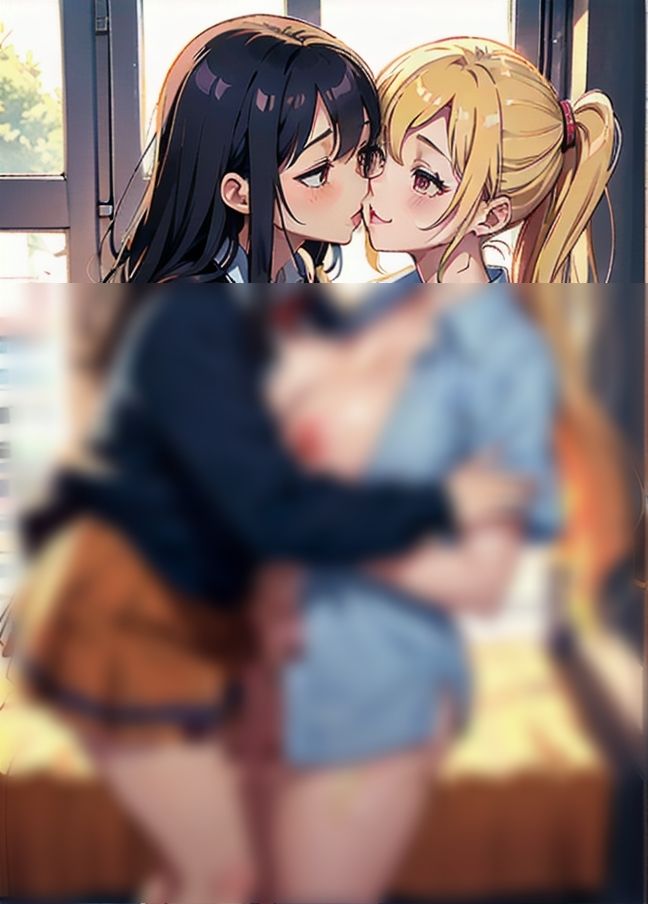 サンプル画像5:私は女の子とヤリたい！おまん？？弄り合い(えちえちAI) [d_401221]