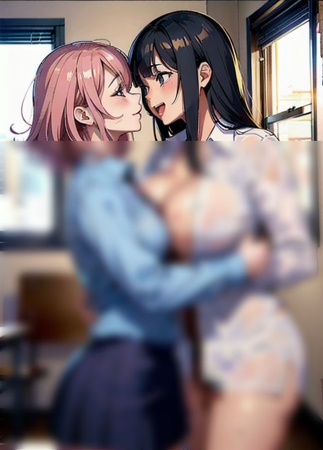 サンプル画像2:レズまん◯女の子同士のエッチ！女の子同士が気持ちいい！(AI日常) [d_401321]