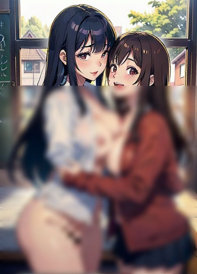 サンプル画像4:レズまん◯女の子同士のエッチ！女の子同士が気持ちいい！(AI日常) [d_401321]