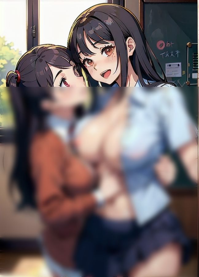 サンプル画像5:レズまん◯女の子同士のエッチ！女の子同士が気持ちいい！(AI日常) [d_401321]