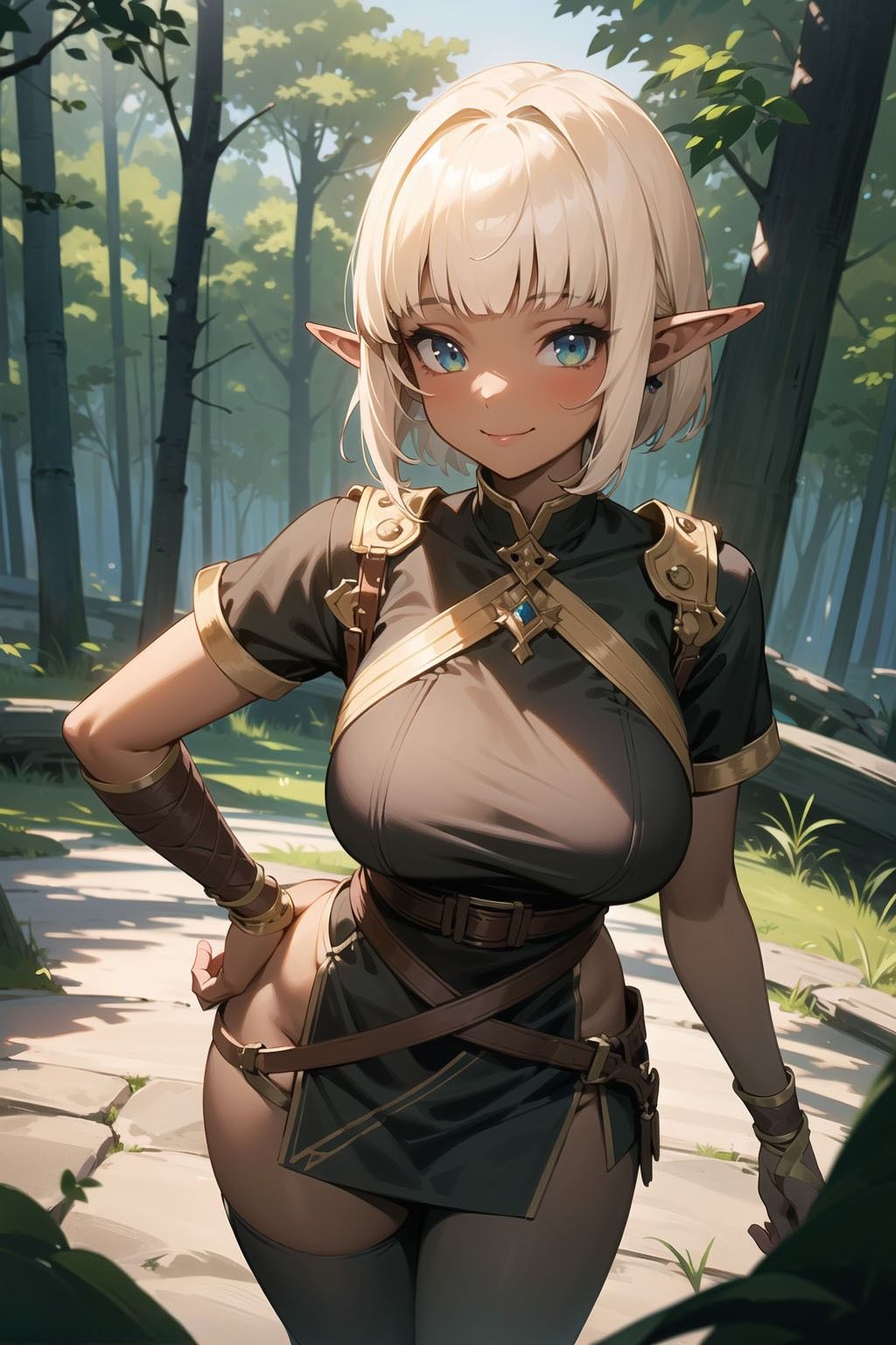 サンプル画像1:無防備エルフちゃんの災難(ココナッツパンチSS) [d_401438]