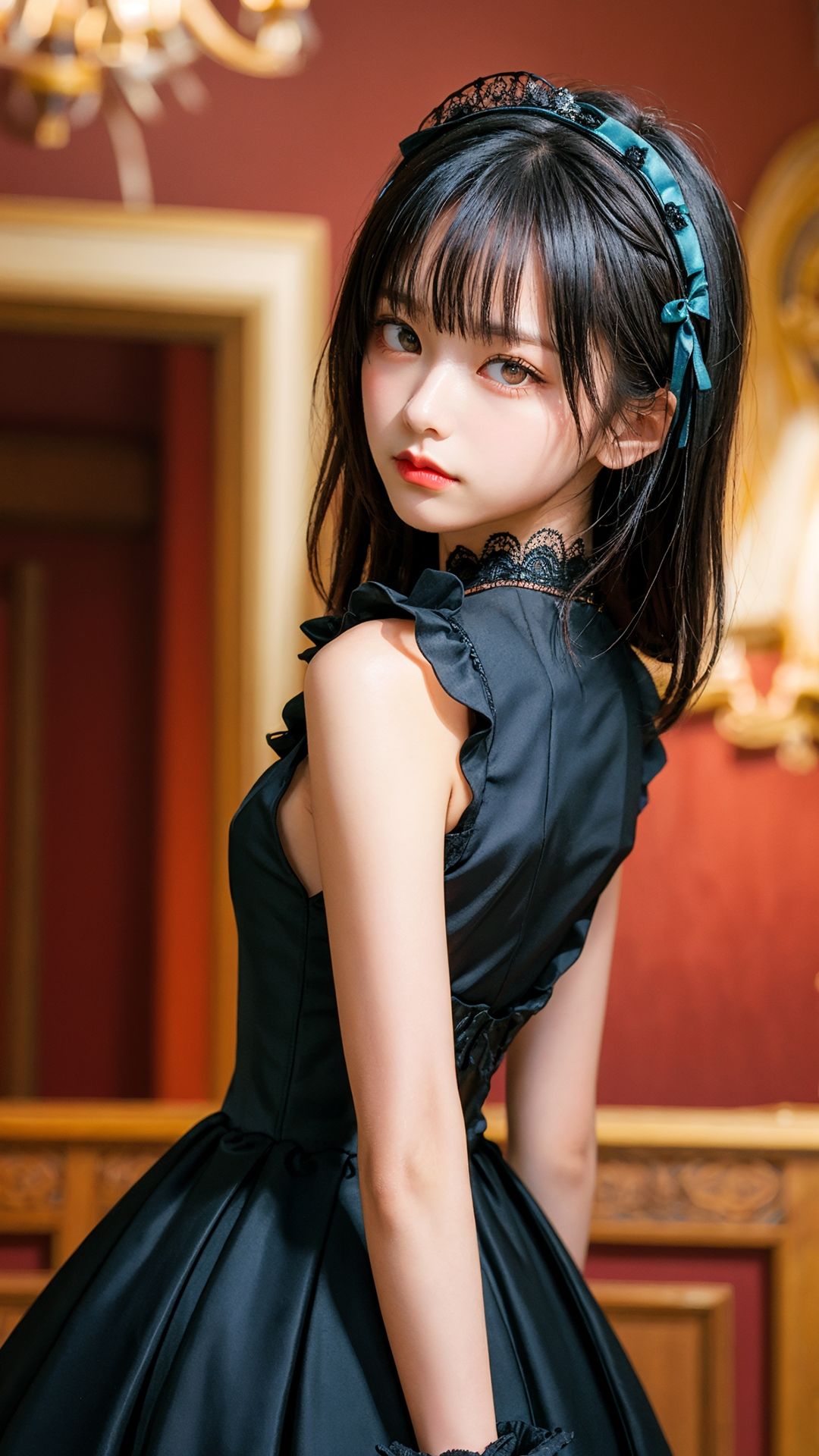 サンプル画像1:cacolog 1226 ゴシックドレス(niur) [d_401450]