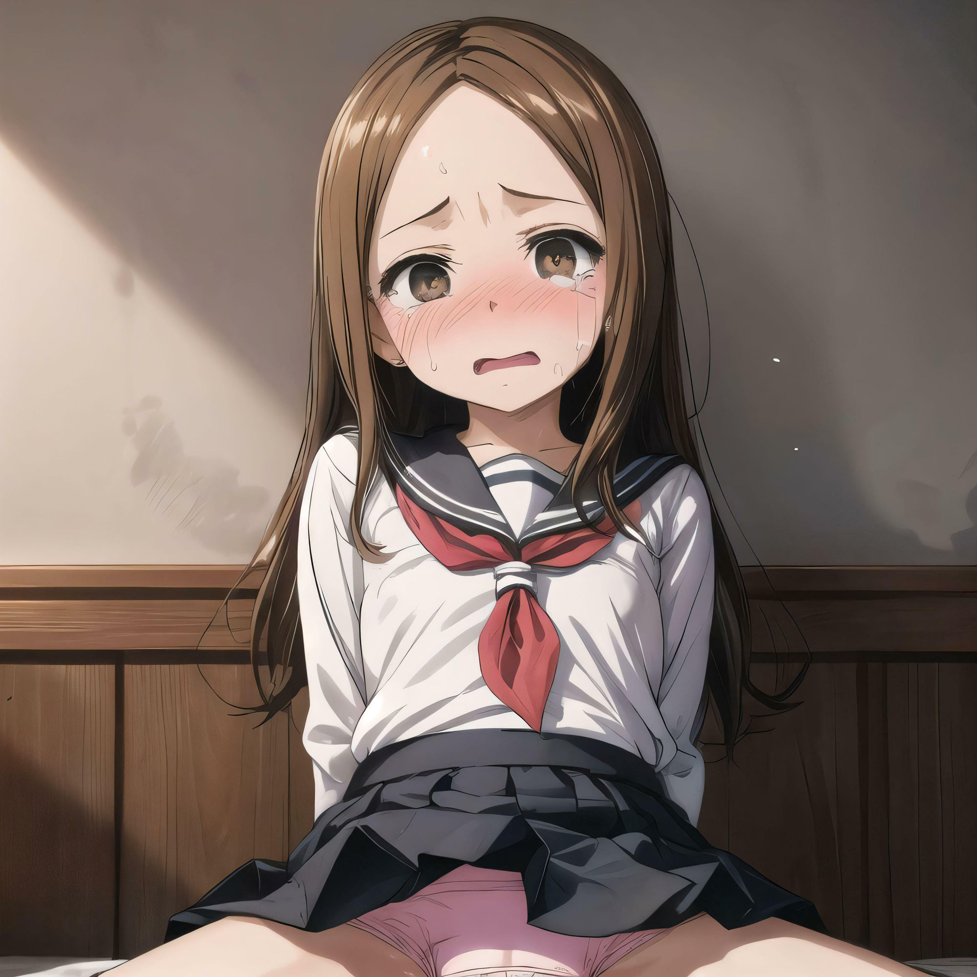 サンプル画像4:からかってごめんなさい(ふわふわまくら) [d_401516]