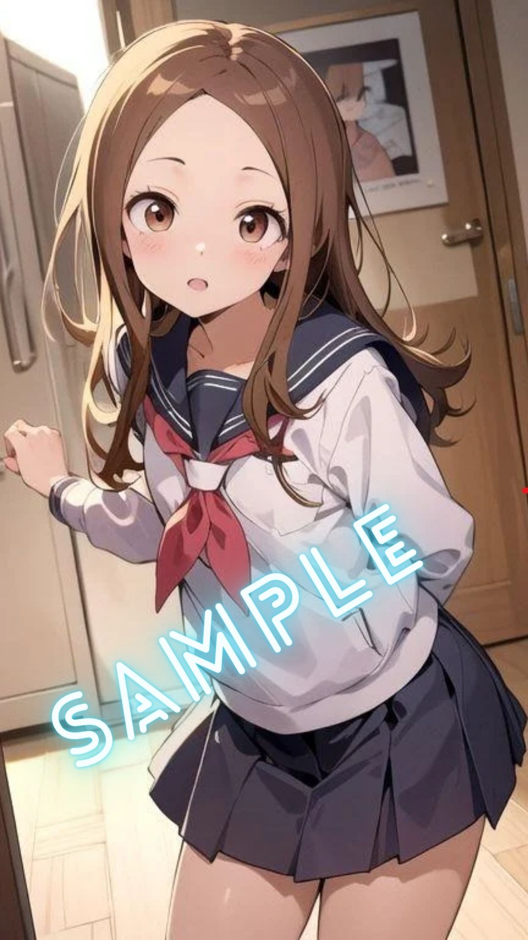 サンプル画像1:からかい上手の高◯さん 高◯さん風 画像集(パンティー旅情) [d_401606]