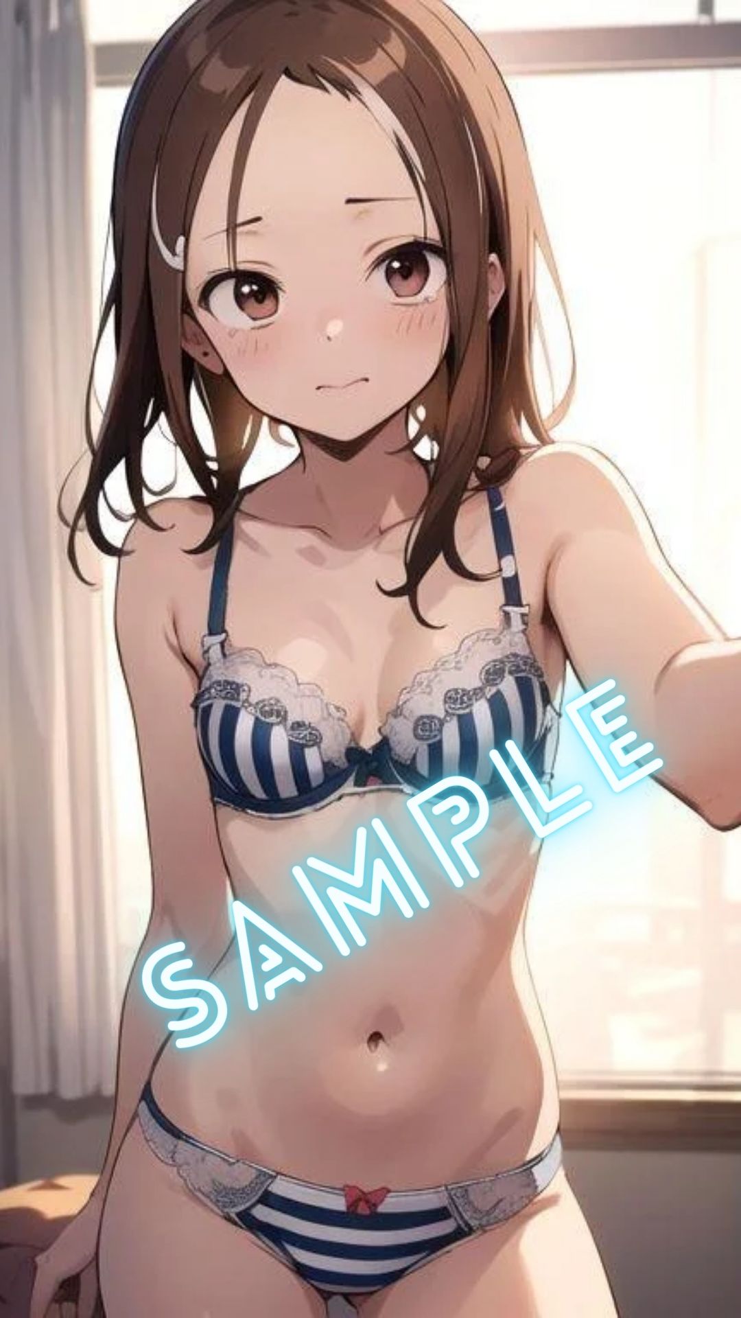 サンプル画像4:からかい上手の高◯さん 高◯さん風 画像集(パンティー旅情) [d_401606]