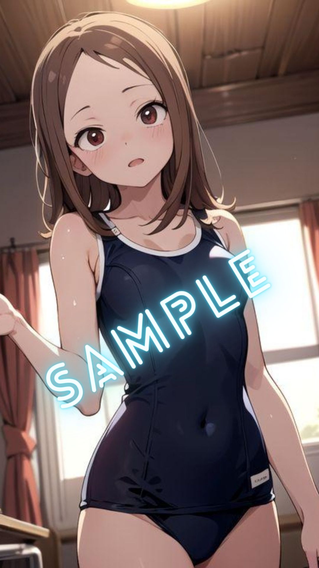 サンプル画像5:からかい上手の高◯さん 高◯さん風 画像集(パンティー旅情) [d_401606]