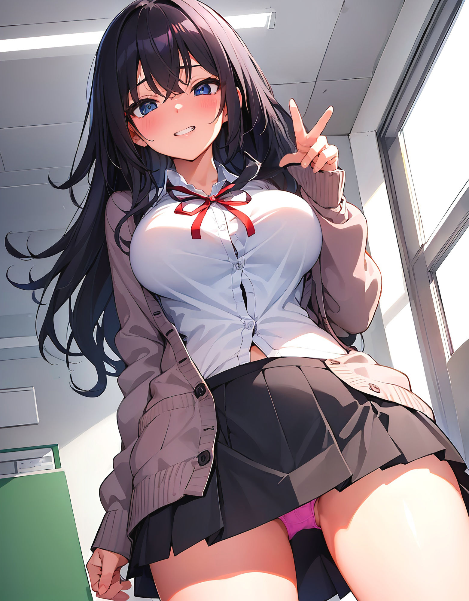 サンプル画像2:アヘイキ絶頂中出し騎乗位！！制服じゅ〜だい女子編 3(ぐらびあるび〜すと) [d_401630]