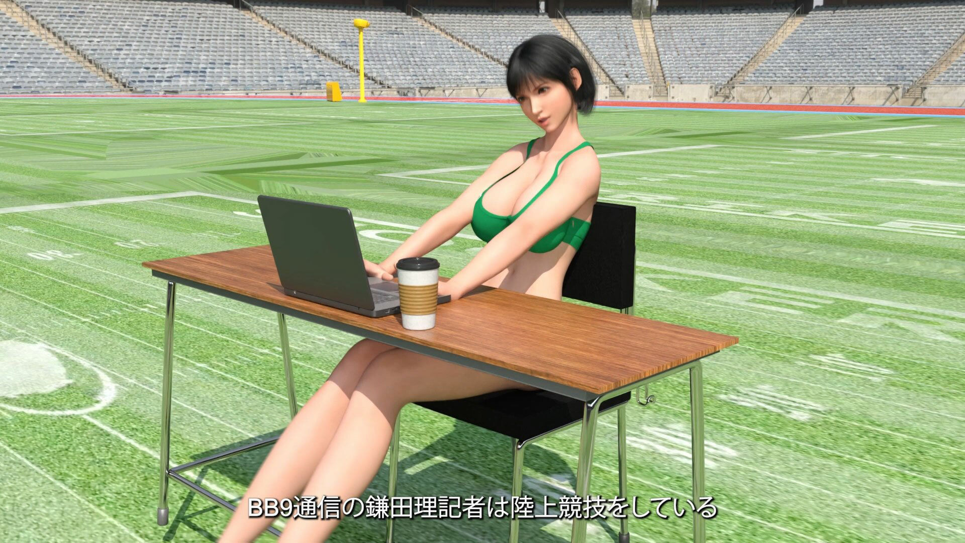 サンプル画像1:霧島愛唯（きりしまめい）の陸上競技ユニフォームラジオ:001 陸上競技ユニフォームを着た選手の撮影規制について(Ozone_Layer) [d_401669]