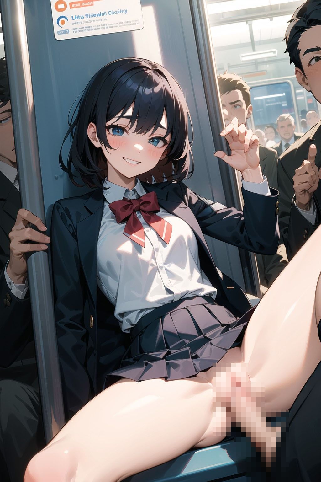 サンプル画像5:痴女が出ると噂の通勤電車(ココナッツパンチSS) [d_401671]