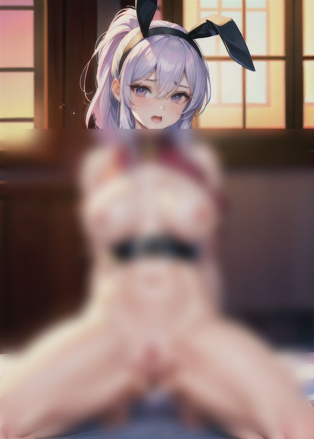 サンプル画像1:僕の隣の部屋に住むバニーガールは…毎晩、僕の部屋に夜●いにくる…(人生は君次第) [d_401725]