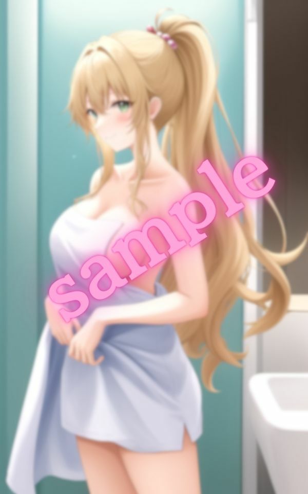 サンプル画像5:セ〇レの金髪ギャルに早くしたいからお風呂に入ってっ来てよと言われた(AIエロエロクラブ) [d_401772]