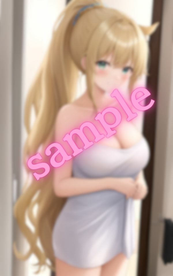 サンプル画像6:セ〇レの金髪ギャルに早くしたいからお風呂に入ってっ来てよと言われた(AIエロエロクラブ) [d_401772]