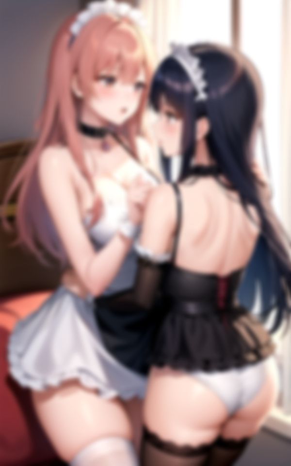 サンプル画像4:エロすぎるメイド達のレズ性行(淫乱の海) [d_401926]